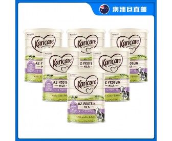 【澳洲直邮包邮】Karicare 可瑞康 A2蛋白奶粉2段 900克x6罐/箱（6-12个月适用）